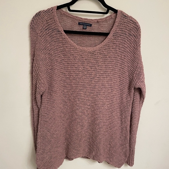 American Eagle Tan Sweater Size M - Picture 3 of 4